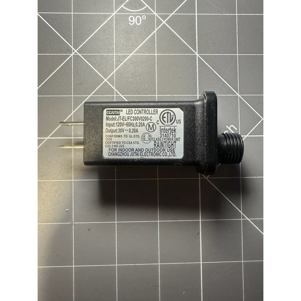 CZJUTAI JT-EL/FC300V0200-C Christmas Light 30V 0.2A Indoor/Outdoor Power Supply